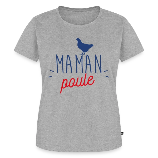 Maquette de T-shirt Premium bio Femme « Maman Poule : L'Amour Protecteur d'une Mère » à personnaliser