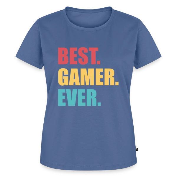 Maquette de T-shirt Premium bio Femme « Esprit Gaming » à personnaliser