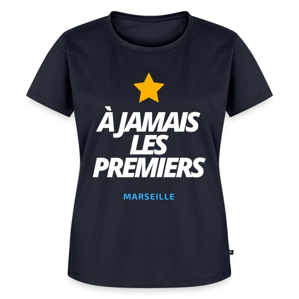Marseille À Jamais Les Premiers (Blanc) sur T-shirt Premium bio Femme