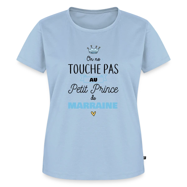 Mon Petit Prince de Marraine sur T-shirt Premium bio Femme