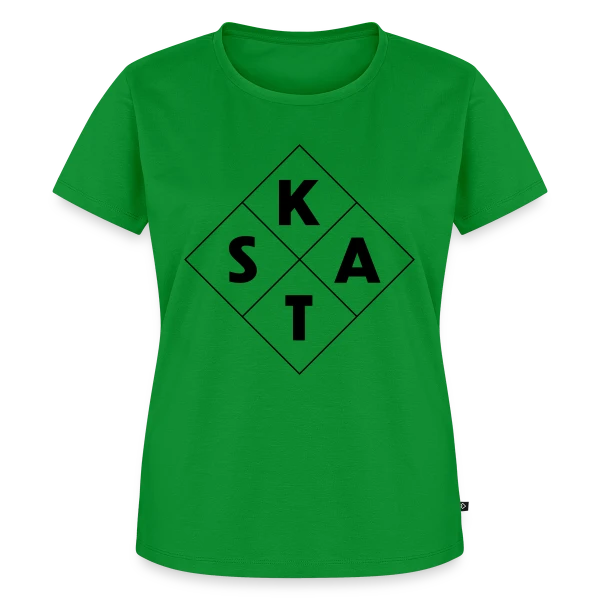 Maquette de T-shirt Premium bio Femme « Humour pour Joueurs de Skat » à personnaliser