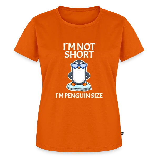 Maquette de T-shirt Premium bio Femme « Pingouin Cool Lunettes » à personnaliser