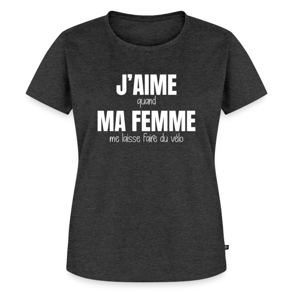 Vélo, Femme et Liberté sur T-shirt Premium bio Femme