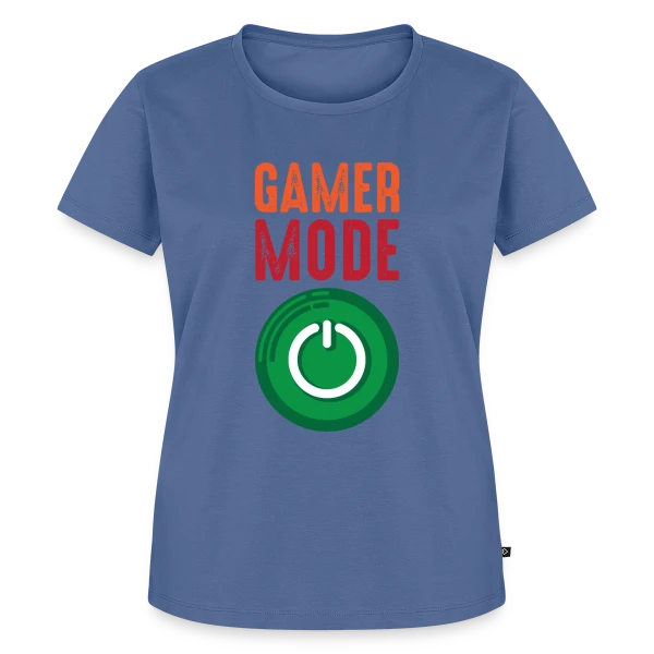 Maquette de T-shirt Premium bio Femme « Passion Gaming : Manette et Dragons » à personnaliser