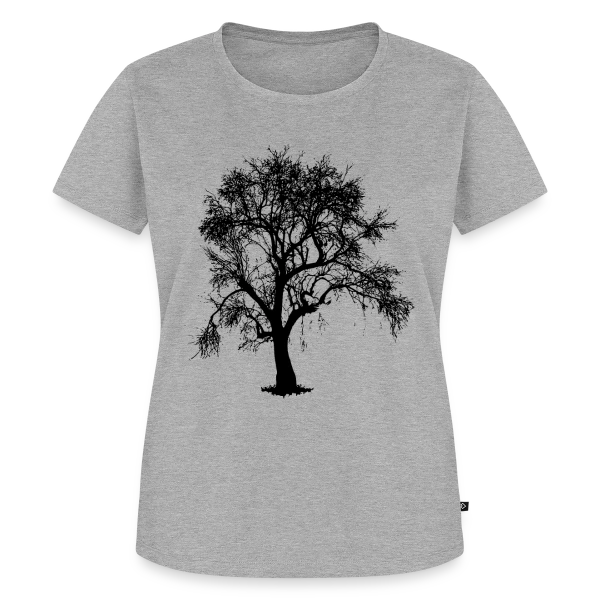 Maquette de T-shirt Premium bio Femme « Sauvez les Arbres - Amoureux de la Forêt » à personnaliser