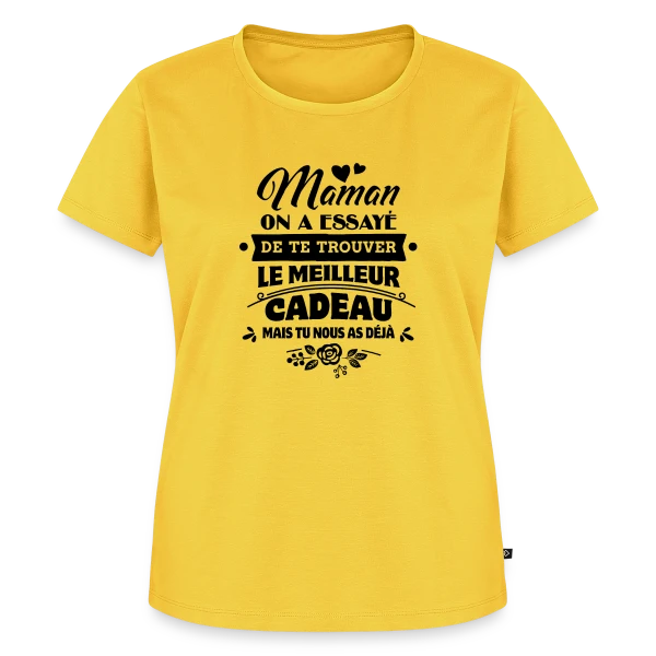 Fête des Mères: Maman, Tu es Notre Plus Beau Cadeau sur T-shirt Premium bio Femme