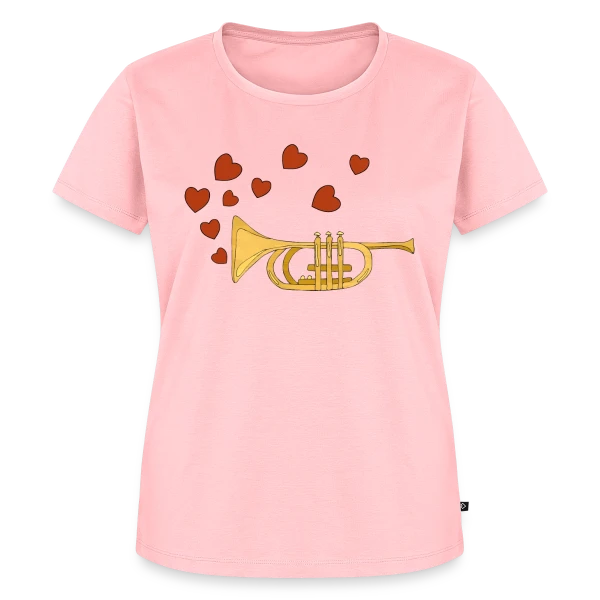 Maquette de T-shirt Premium bio Femme « Mélodie Instrumentale » à personnaliser
