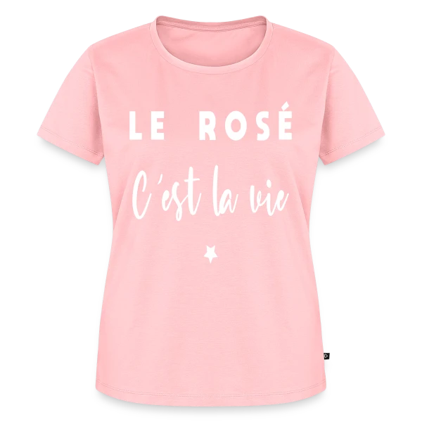Le Rosé C'est la Vie sur T-shirt Premium bio Femme