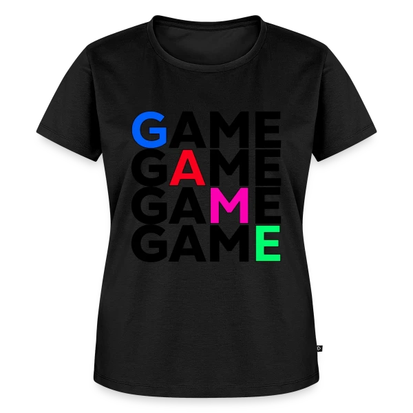 Maquette de T-shirt Premium bio Femme « Esprit Gaming : Pour les Amateurs d'E-sport » à personnaliser