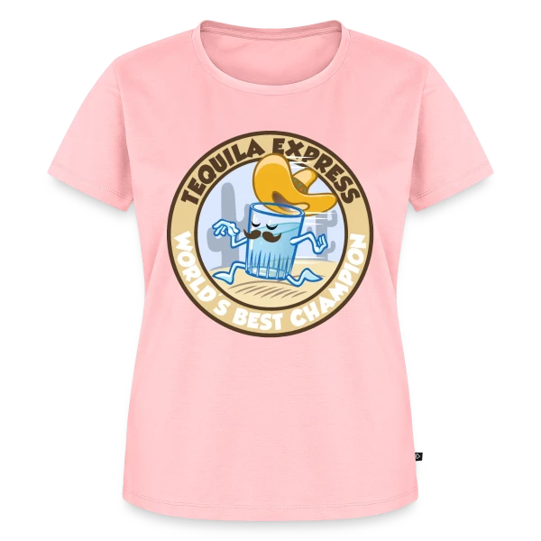 Maquette de T-shirt Premium bio Femme « Tequila Express Soirée » à personnaliser