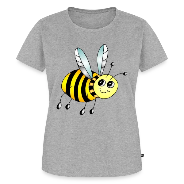 Maquette de T-shirt Premium bio Femme « Insecte Élégant » à personnaliser