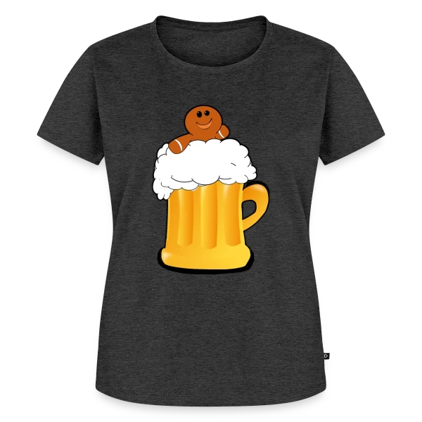 Maquette de T-shirt Premium bio Femme « Piscine Bière Alsacienne » à personnaliser