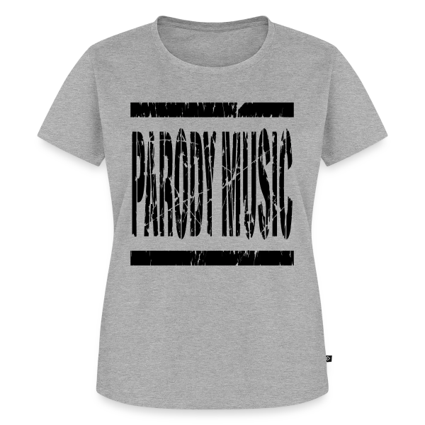 Maquette de T-shirt Premium bio Femme « Musique Parodique Vintage » à personnaliser