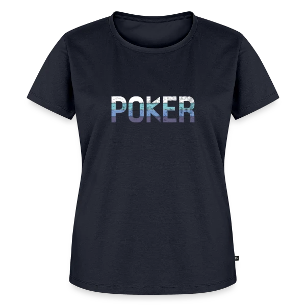 Maquette de T-shirt Premium bio Femme « Poker » à personnaliser