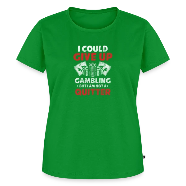 Maquette de T-shirt Premium bio Femme « Maître du Skat et du Poker » à personnaliser