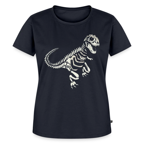 Maquette de T-shirt Premium bio Femme « T-Rex Fossile : L'Esprit Préhistorique des Dinosaures » à personnaliser