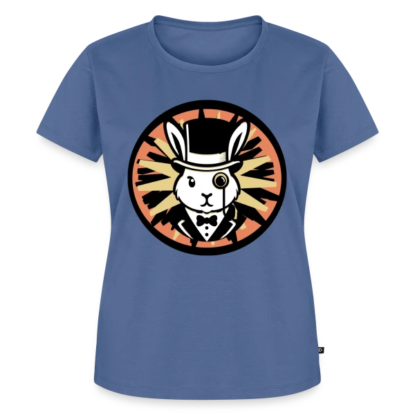 Maquette de T-shirt Premium bio Femme « Arsène Lapin : L'Élégance Dandy Rétro » à personnaliser