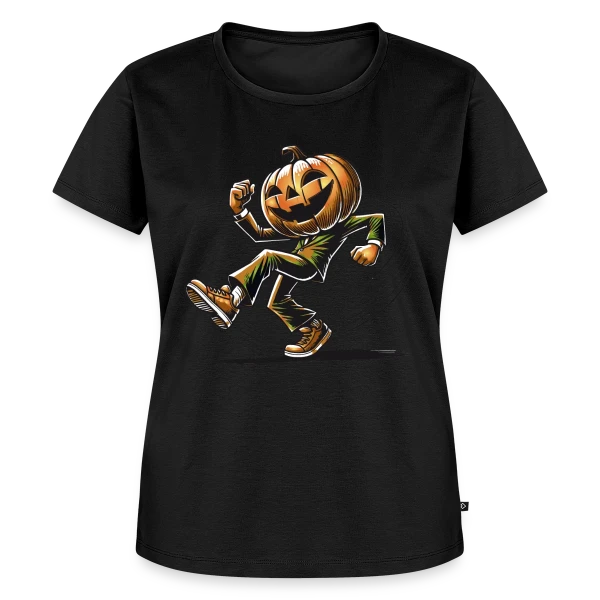 Citrouille Dansante: Humour d'Halloween sur T-shirt Premium bio Femme