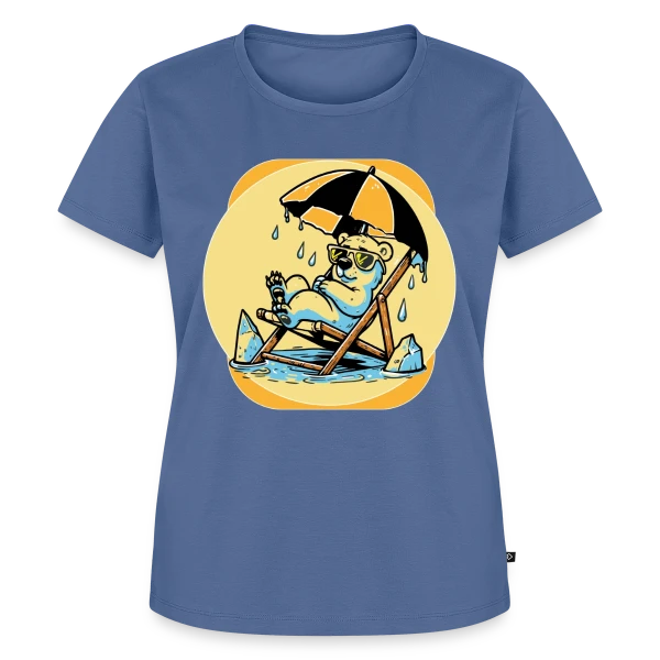 Ours Polaire : Alerte Climatique Stylée sur T-shirt Premium bio Femme