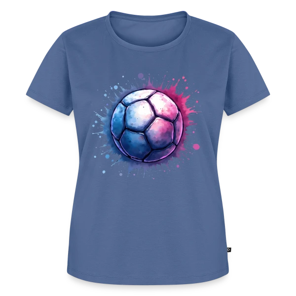 Maquette de T-shirt Premium bio Femme « Idées Cadeaux Handball - Pour les Passionnés » à personnaliser