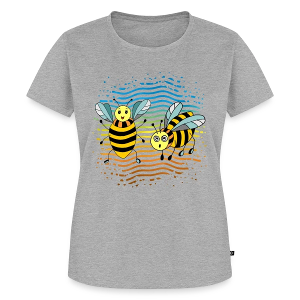Maquette de T-shirt Premium bio Femme « Le Royaume Fascinant des Insectes et Petites Bêtes » à personnaliser