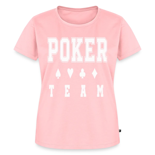 Maquette de T-shirt Premium bio Femme « poker team » à personnaliser