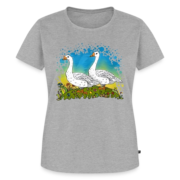 Maquette de T-shirt Premium bio Femme « Code Mystère 4619 » à personnaliser