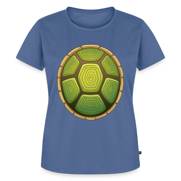 Maquette de T-shirt Premium bio Femme « Carapace de Tortue Stylisée » à personnaliser