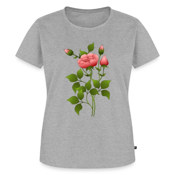 Maquette de T-shirt Premium bio Femme « Design Numérique 2140 » à personnaliser