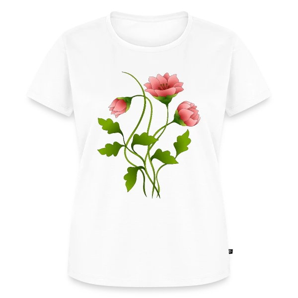 Maquette de T-shirt Premium bio Femme « Design Numérique 2141 » à personnaliser