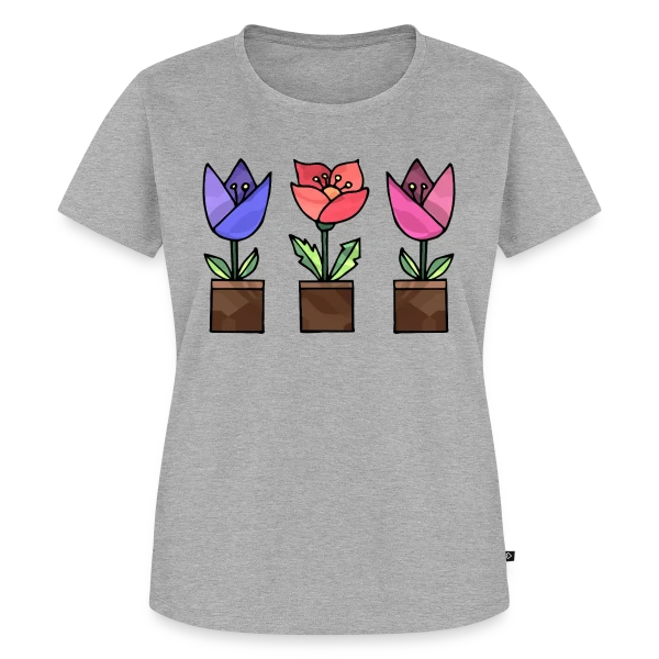 Maquette de T-shirt Premium bio Femme « Numéro Iconique 2268 » à personnaliser