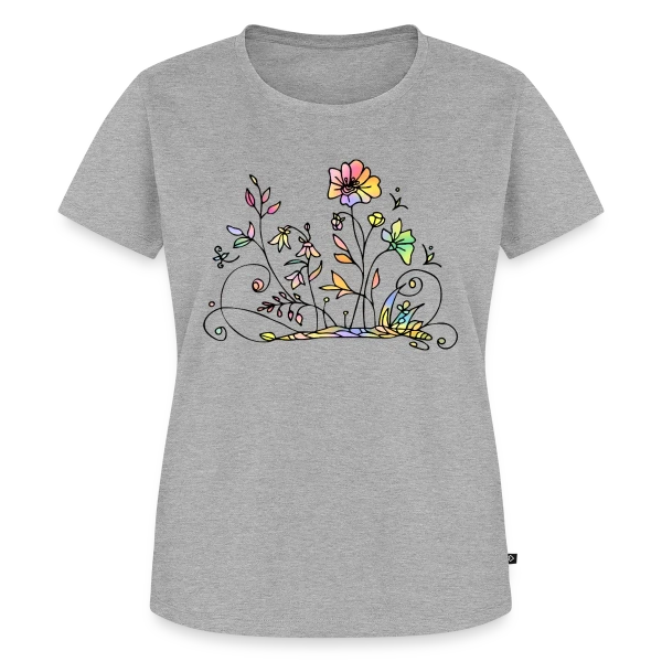 Maquette de T-shirt Premium bio Femme « Code Secret 2255 » à personnaliser