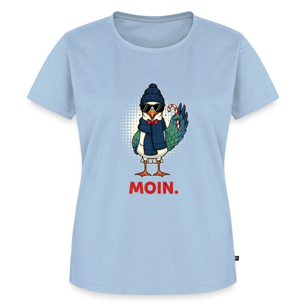 Maquette de T-shirt Premium bio Femme « Chiffre Gagnant 2 » à personnaliser