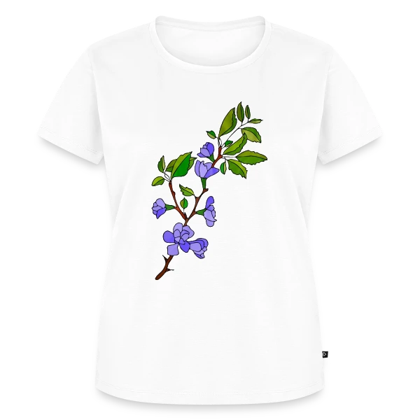 Maquette de T-shirt Premium bio Femme « Signature Numérique » à personnaliser