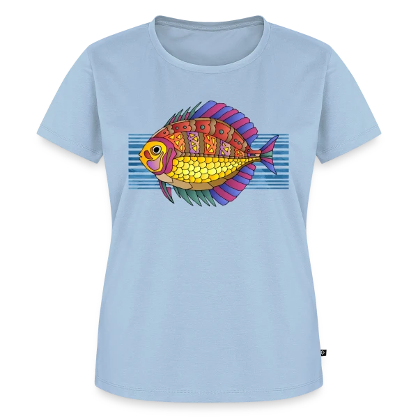 Maquette de T-shirt Premium bio Femme « Design Numérique 5099 : Votre Style Unique » à personnaliser