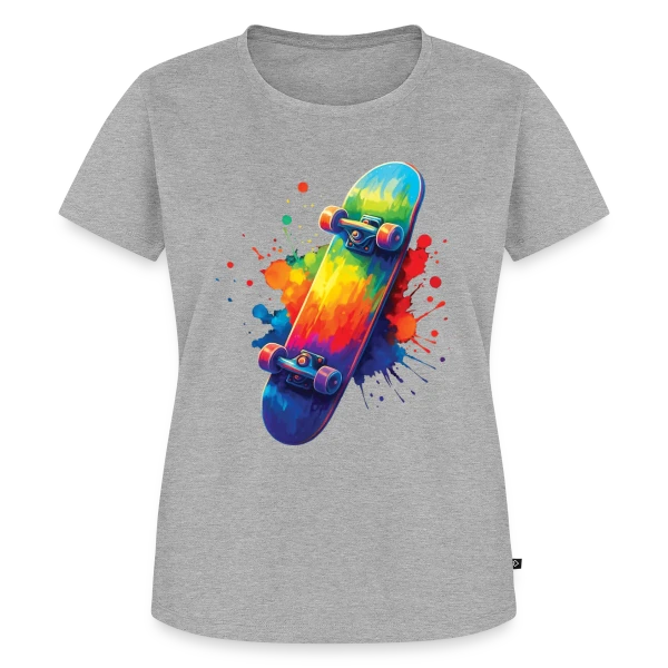 Maquette de T-shirt Premium bio Femme « Maître du Skate » à personnaliser