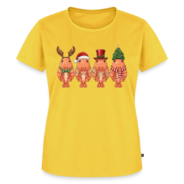 Maquette de T-shirt Premium bio Femme « Motif Vibrations Abstraites » à personnaliser
