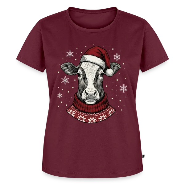 Maquette de T-shirt Premium bio Femme « Design Abstrait 'Expression Fluide' » à personnaliser