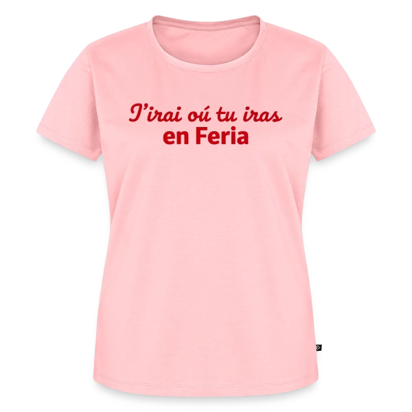 Maquette de T-shirt Premium bio Femme « Esprit Feria Festive » à personnaliser