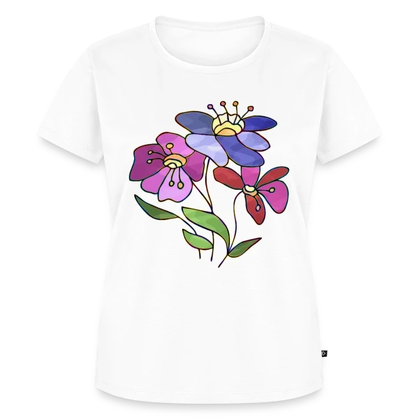 Maquette de T-shirt Premium bio Femme « Code Secret 3516 » à personnaliser