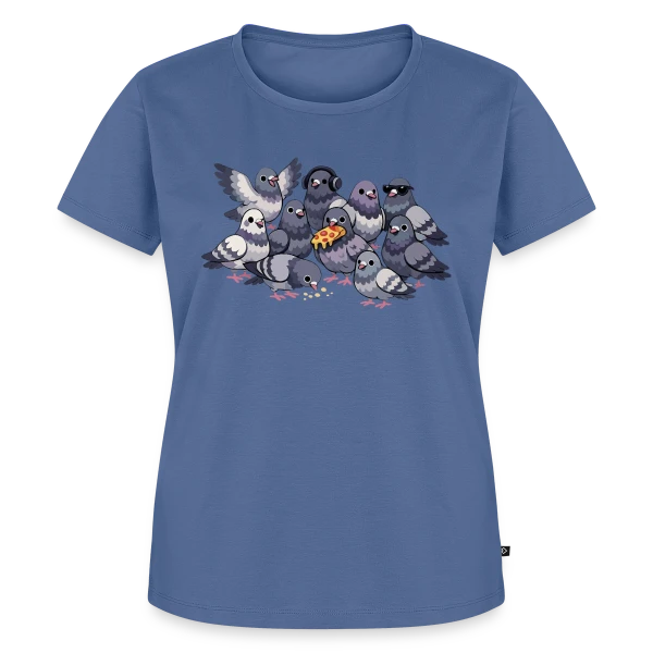 Maquette de T-shirt Premium bio Femme « Esprit Créatif & Libre » à personnaliser