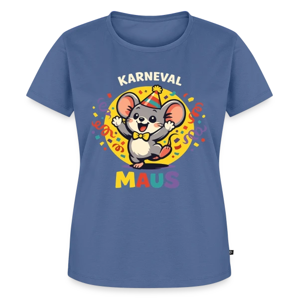 Maquette de T-shirt Premium bio Femme « Impulsions Créatives » à personnaliser