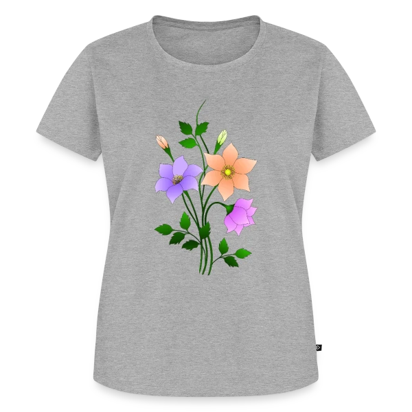 Maquette de T-shirt Premium bio Femme « Signature Numérique 3738 » à personnaliser