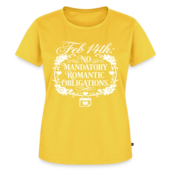 Maquette de T-shirt Premium bio Femme « Douce Romance » à personnaliser