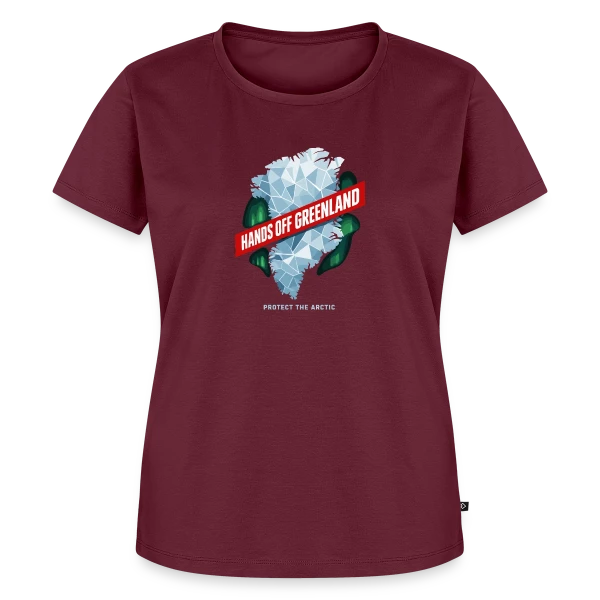 Maquette de T-shirt Premium bio Femme « Mystère Aléatoire » à personnaliser