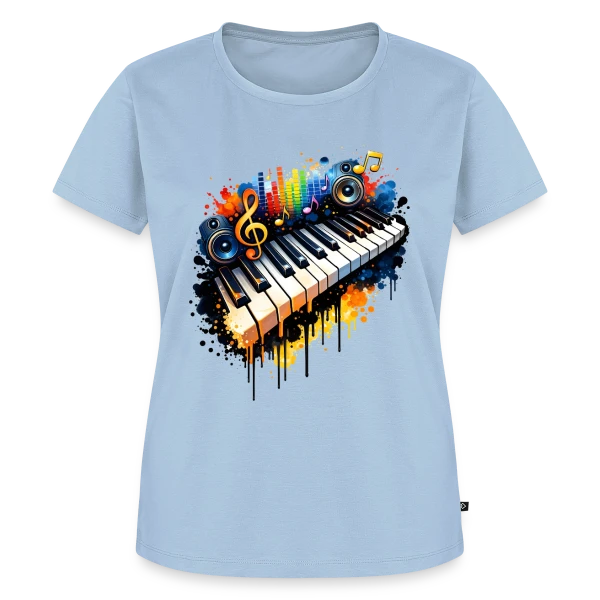 Piano Graffiti Urbain sur T-shirt Premium bio Femme