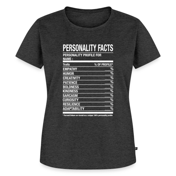 Maquette de T-shirt Premium bio Femme « Femme : Qui Je Suis » à personnaliser