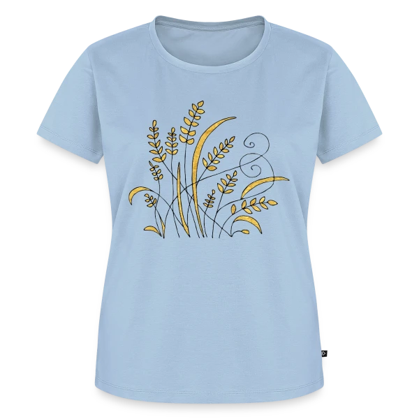 Maquette de T-shirt Premium bio Femme « Mystère Numérique 4135 » à personnaliser