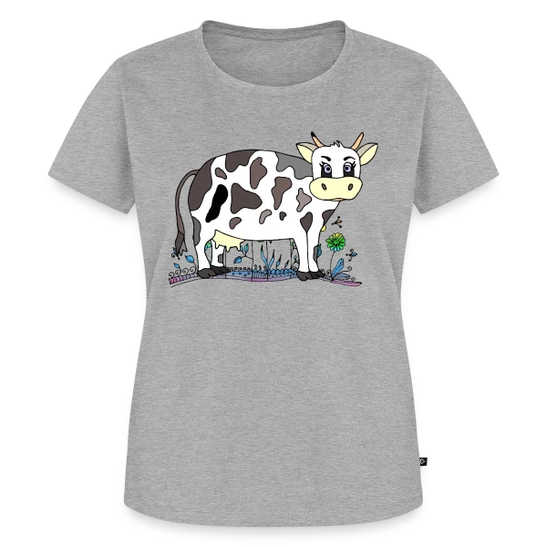 Maquette de T-shirt Premium bio Femme « Mystère Numérique 1150 » à personnaliser