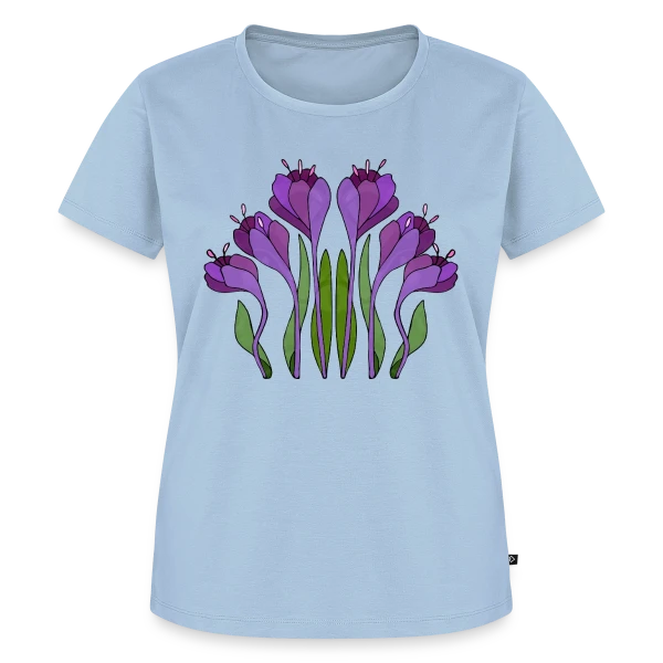 Maquette de T-shirt Premium bio Femme « Code Secret 4134 » à personnaliser